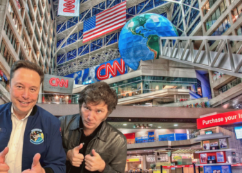 “Elon Musk comprou a CNN”, declara Milei; deputado Gil Diniz diz que notícia será “BOMBA” para a mídia